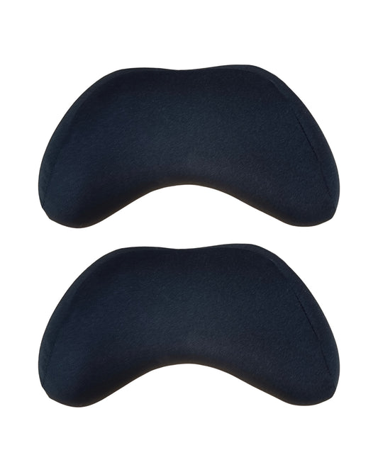 GFX Black Soothing Superior Orthopedic Neck Support Cushion for Comfortable Car Rides, Set of 2 Pcs.