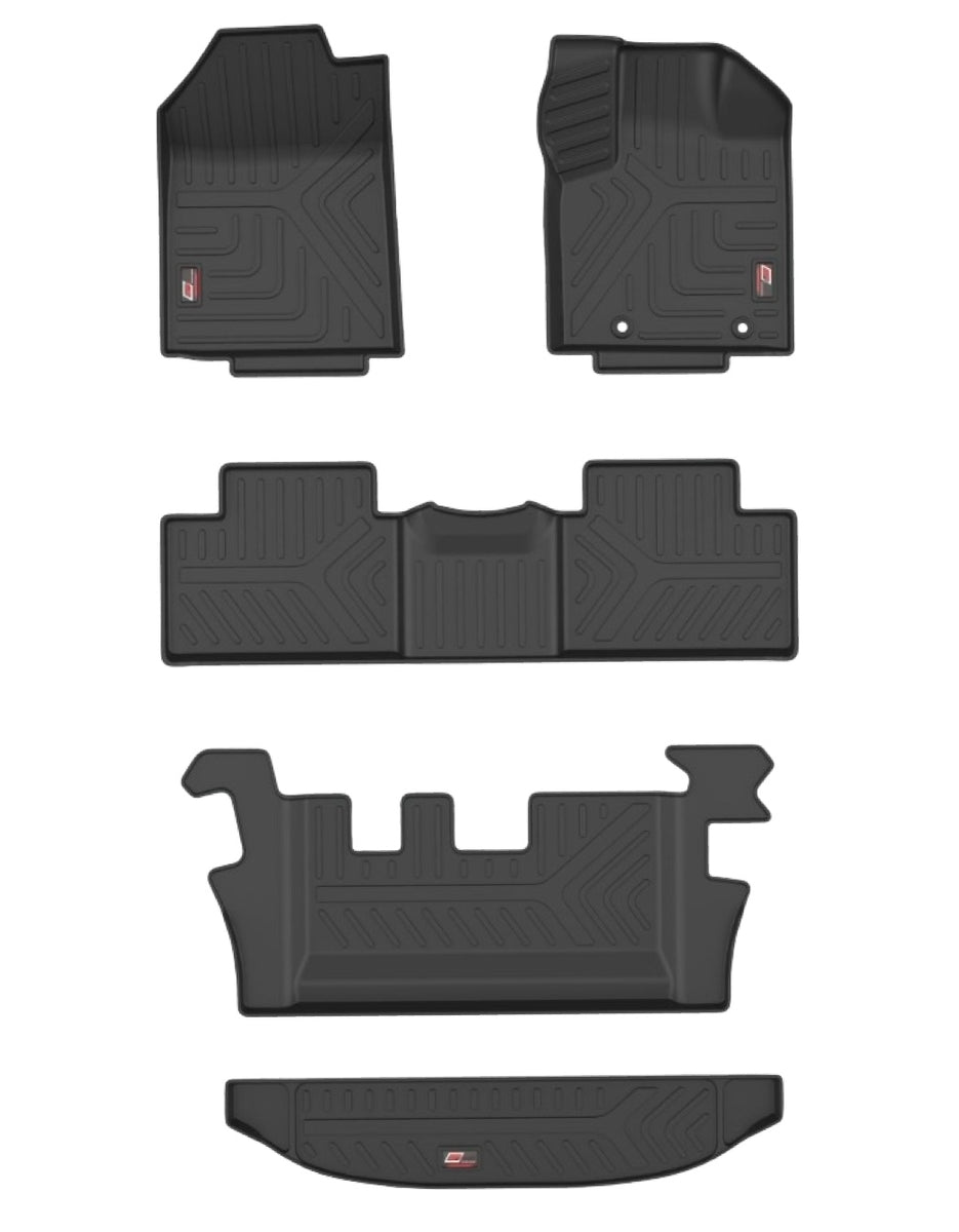 MASSES M&M 鉢　TYPE-7 UFO ALUMINIUM LARGE GFX Life Long Foot Mats Compatible with Mahindra XUV 7XO 7 Seater