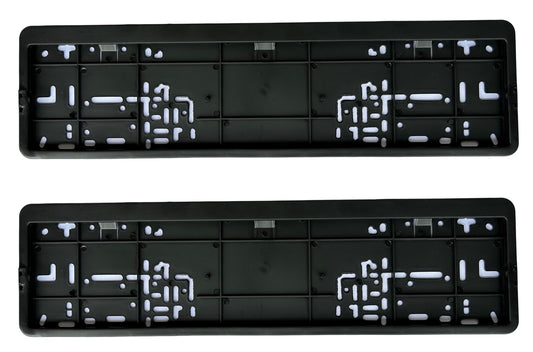 Car Number Plate Frame, Set of 2