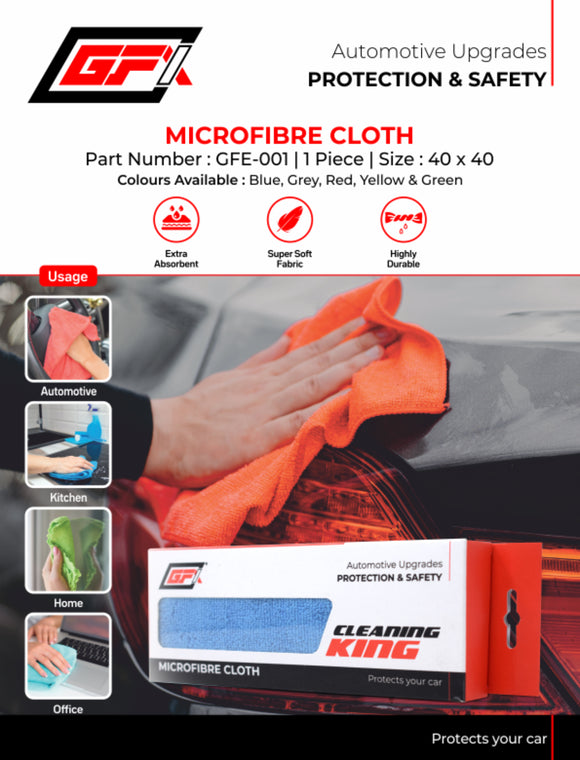 GFX Microfibre Cloth - 1 Piece, Size (40X40 cms)