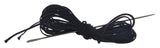 Stitchable Car Steering Cover Compatible with Maruti Suzuki Esteem, (Black/Silver)