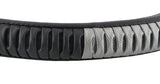 EleganceGrip Anti-Slip Car Steering Wheel Cover Compatible with Toyota Innova Crysta, (Black/Silver)