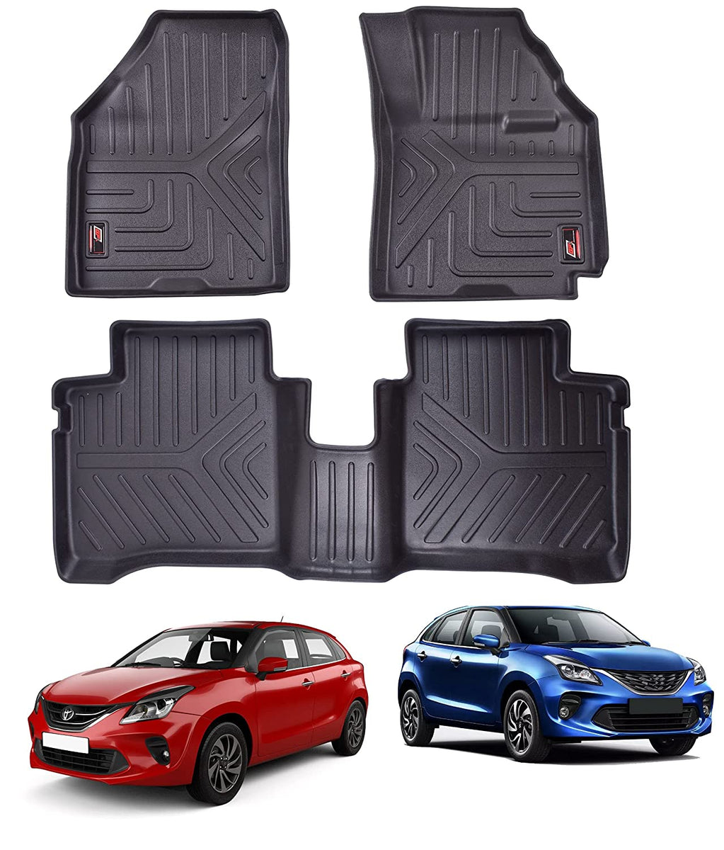GFX Life Long Car Floor Mats Compatible with Baleno/Glanza 2015