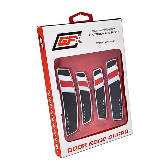 GFX Car Door Edge Guard Scratch Protector (4Pcs) (Saturn Sports-Black)