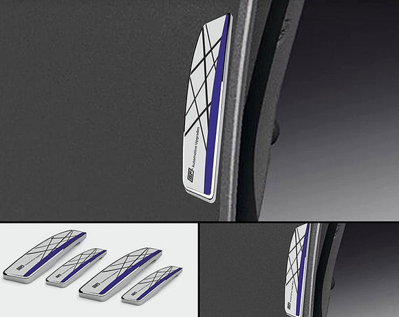 GFX Car Door Edge Guard Scratch Protector (4Pcs) Mercury Sports Blue