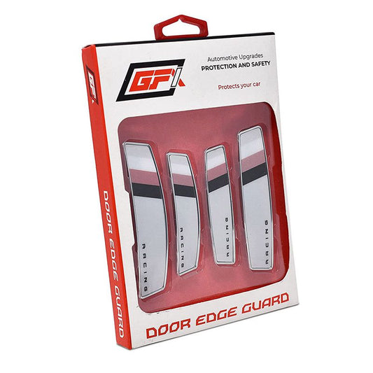 GFX Car Door Edge Guard Scratch Protector (4Pcs) (Saturn Sports-Silver)