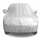 Zapcart Waterproof Body Cover With Side Mirror Pockets Compatible with TATA Altroz - Chequered Silver Series