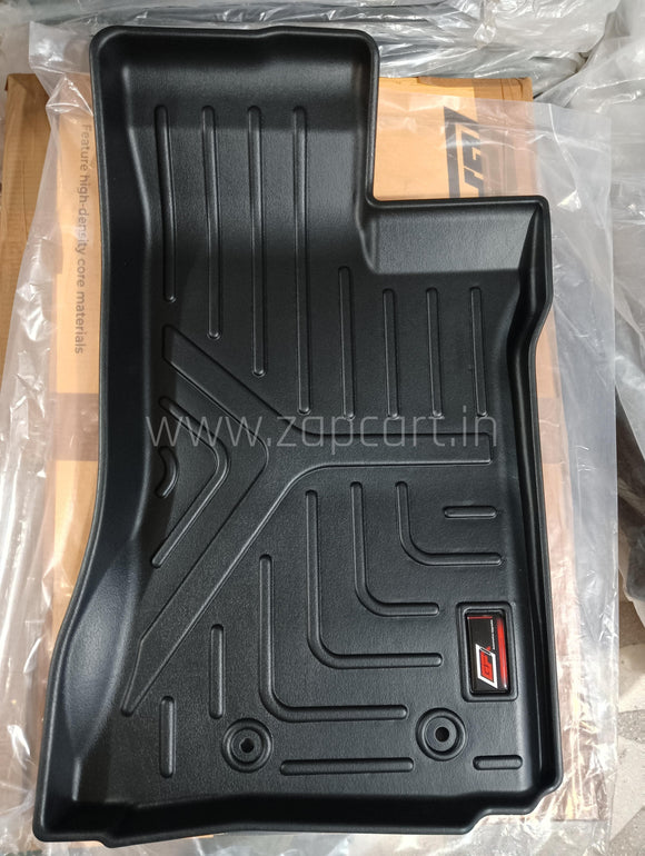 GFX Car Floor Mats Premium Life Long Foot Mats Compatible with Mahindra Thar Roxx 2024 Onwards (Manual), Set Of 3 Pcs.