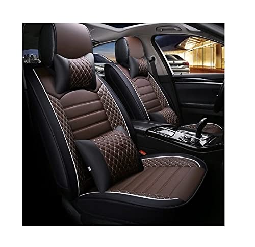Leatherette Custom Fit Front and Rear Car Seat Covers Compatible with Nissan Magnite