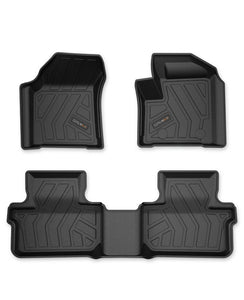 QPOMax All Weather Life Time Mats Compatible with Harrier 2023 Onwards (Automatic), Black