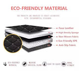 Hi Art PVC, Faux Leather, Nylon 7D Car Floor Mats Compatible with Izuzu D-Max V-Cross, (Black)