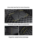 7D Floor Mats Compatible With Hyundai Verna Fluidic (2011-2016)
