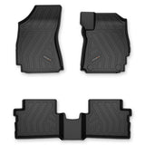 QPOMax All Weather Life Time Mats Compatible with TATA Nexon 2023 Onwards (Manual Transmission), Black