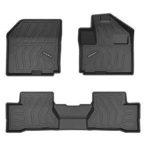 QPOMax All Weather Life Time Mats Compatible with TATA Punch EV 2024 Onwards, Black