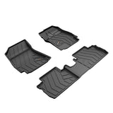 QPOMax All Weather Life Time Mats Compatible with TATA Nexon EV Long Range 2023 Onwards, Black