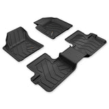 QPOMax All Weather Life Time Mats Compatible with Harrier 2023 Onwards (Automatic), Black