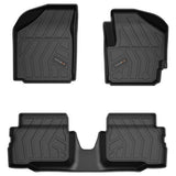 QPOMax All Weather Life Time Mats Compatible with TATA Tiago EV, Black