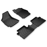 QPOMax All Weather Life Time Mats Compatible with TATA Nexon 2023 Onwards (Manual Transmission), Black