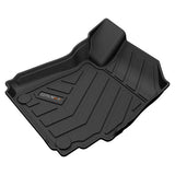 QPOMax All Weather Life Time Mats Compatible with TATA Nexon 2023 Onwards (Manual Transmission), Black