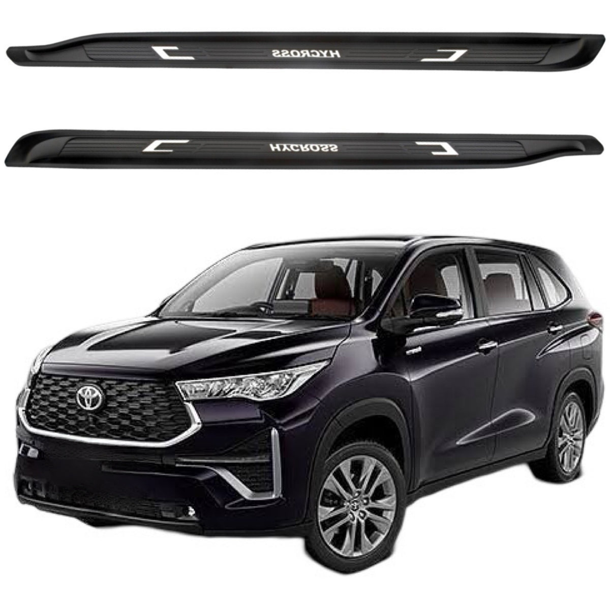Foot Step Innova ABS Side Foot Step Compatible With Toyota Innova Hycross, Set Of 2 ...