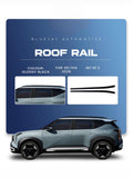 Glossy Black Roof Rails Compatible With KIA Seltos 2026 Onwards - Set of 2 pcs.