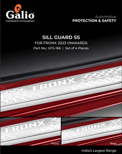 Galio Sill Guard Compatible With Maruti Suzuki Fronx - Set of 4 Pcs.