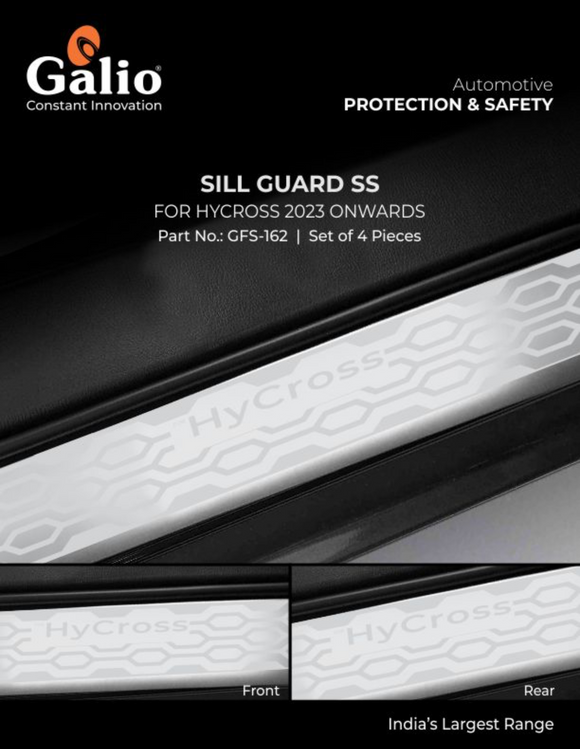 Galio Sill Guard Compatible With Toyota Innova Hycross - Set of 4 Pcs.