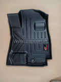 GFX Car Floor Mats Premium Life Long Foot Mats Compatible with TATA Curvv EV 2024 Onwards, Set Of 3 Pcs.
