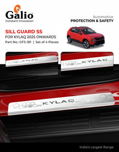 Galio Sill Guard Compatible With Skoda Kylaq - Set of 4 Pcs.