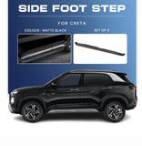 ABS Side Foot Step Compatible With Hyundai Creta (2018-2025) , Set Of 2