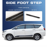 ABS Side Foot Step Compatible With Toyota Crysta, Set Of 2