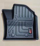 GFX Life Long Car Floor Mats Compatible with TATA Harrier EV 2025 Onwards, Black