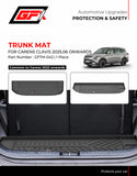 GFX Rear Waterproof Tray Boot Trunk Mat Compatible with Kia Carens Clavis 2025 Onwards, Black