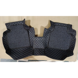 Hi Art PVC, Faux Leather, Nylon 7D Car Floor Mats Compatible with TATA Harrier EV 2025 Onwards (All Black)