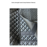 Hi Art PVC, Faux Leather, Nylon 7D Car Floor Mats Compatible with TATA Harrier EV 2025 Onwards (All Black)