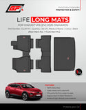 GFX Car Life Long Floor Mats Compatible with VINFAST VF6 (EV) 2025 Onwards, Black