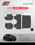 GFX Car Life Long Floor Mats Compatible with VINFAST VF7 (EV) 2025 Onwards, Black