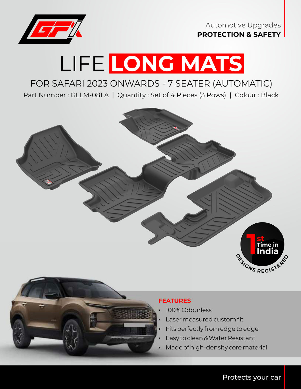 Nissan x trail 7 deals seater car mats