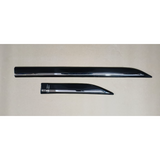 Techo Black & Silver Body Side Cladding Compatible With Maruti Suzuki Brezza 2022 Onwards - Set of 4 pcs.