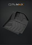 QPOMax Premium Life Time Mats Compatible with Hyundai Exter, Black
