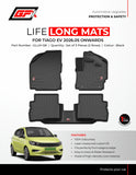 GFX Car Life Long Floor Mats Compatible with TATA Tiago EV 2026 Onwards, Black