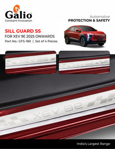 Galio Sill Guard Compatible With Mahindra XEV 9e - Set of 4 Pcs.