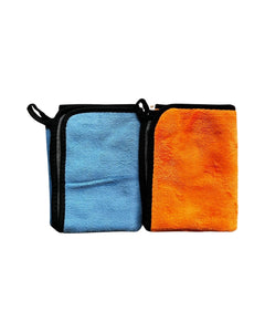 Galaxy 600 GSM Thick Lint & Streak-Free Microfiber Cloth (40cm x 40cm) - Set of 2 Pcs.