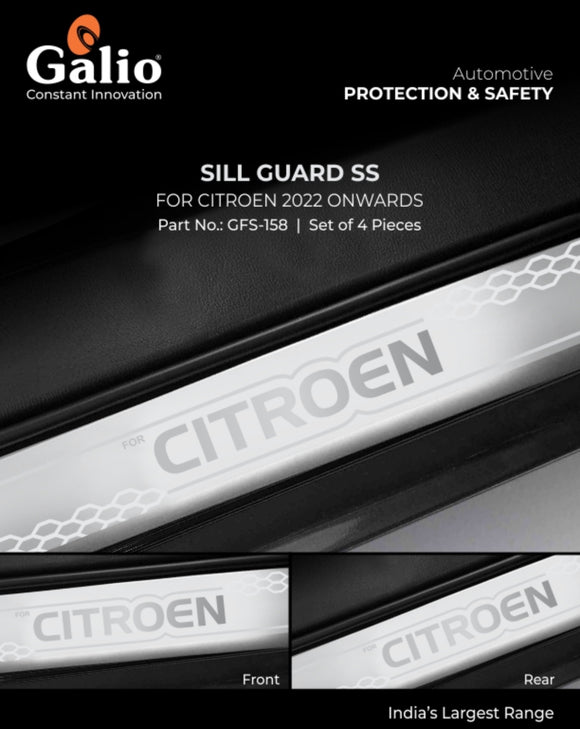 Galio Sill Guard Compatible With Citroen C3 2022 Onwards - Set of 4 Pcs.