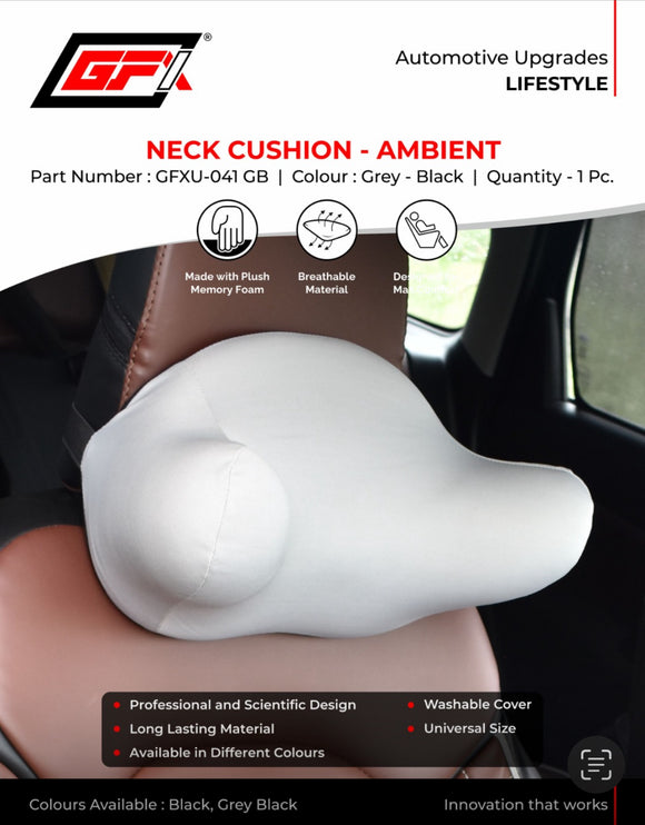 GFX Grey Ambient Neck Cushions, 1 pc.