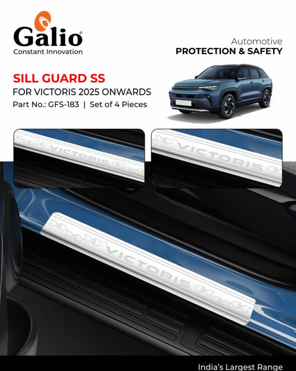 Galio Sill Guard Compatible With Maruti Suzuki Victoris 2025 Onwards - Set of 4 Pcs.