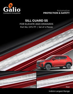 Galio Sill Guard Compatible With Honda Elevate 2023 Onwards - Set of 4 Pcs.