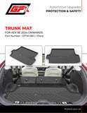GFX Rear Waterproof Tray Boot Trunk Mat Compatible with Mahindra XEV 9e 2025 Onwards, Black