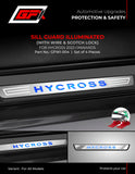 GFX Illuminated Sill Guard Compatible With Toyota Innova Hycross - Set of 4 Pcs. (With Wire & Scotch Lock)