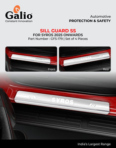 Galio Sill Guard Compatible With Kia Syros 2025 Onwards - Set of 4 Pcs.